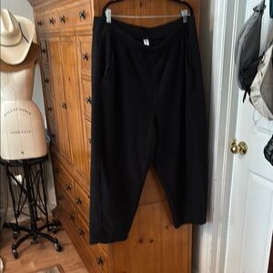 Black Versatile Women's Pants size 2X